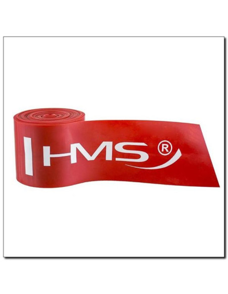 Fb01 red 1.2 x 50 x 2080 mm guma do ćwiczeń hms