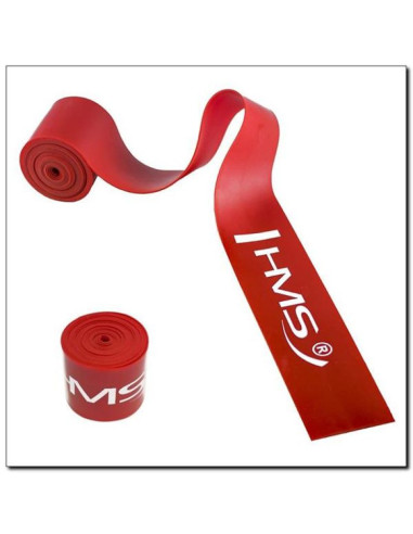 Fb01 red 1.2 x 50 x 2080 mm guma do ćwiczeń hms