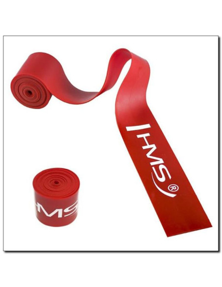 Fb01 red 1.2 x 50 x 2080 mm guma do ćwiczeń hms