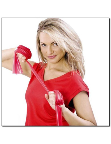 Fb01 red 1.2 x 50 x 2080 mm guma do ćwiczeń hms