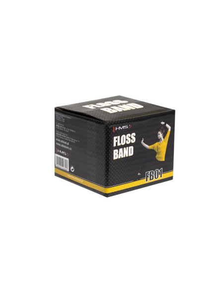 Fb01 red 1.2 x 50 x 2080 mm guma do ćwiczeń hms