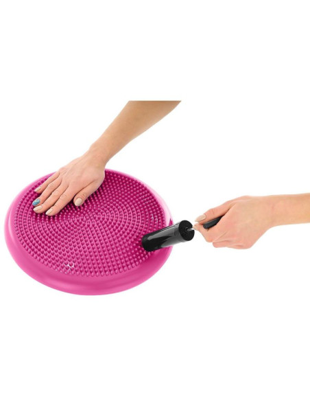Dysk poduszka sensomotoryczna z pompką 33cm różowy enero fit
