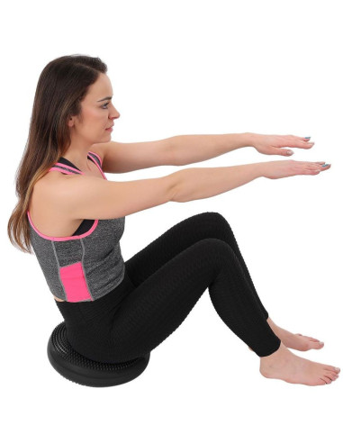 Dysk poduszka sensomotoryczna z pompką 33cm różowy enero fit