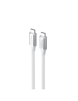 Kabel havit typ c-typ c cb6290 (biały/szary  100cm)