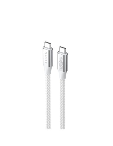 Kabel havit typ c-typ c cb6290 (biały/szary  100cm)
