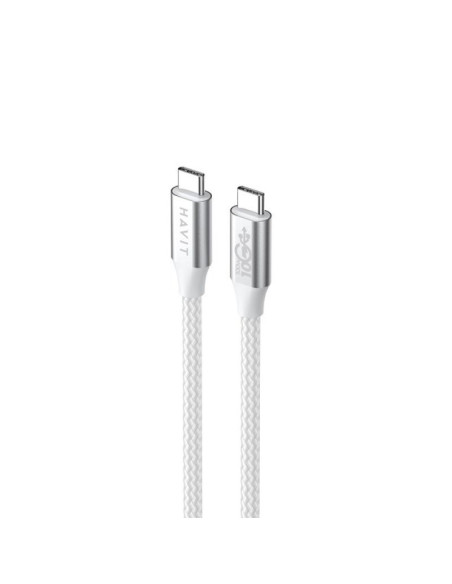 Kabel havit typ c-typ c cb6290 (biały/szary  100cm)
