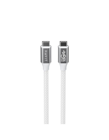 Kabel havit typ c-typ c cb6290 (biały/szary  100cm)