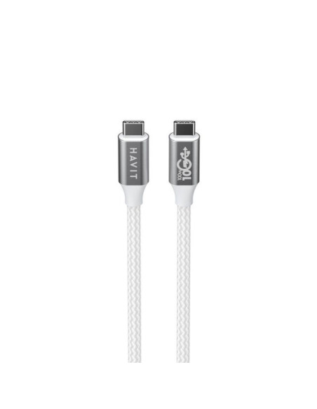 Kabel havit typ c-typ c cb6290 (biały/szary  100cm)