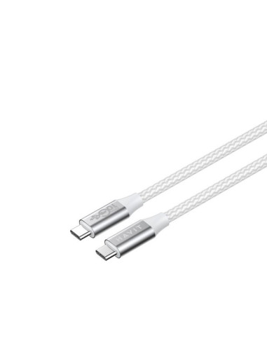 Kabel havit typ c-typ c cb6290 (biały/szary  100cm)