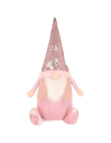 Skrzat dekoracyjny z cekinami 50cm różowy