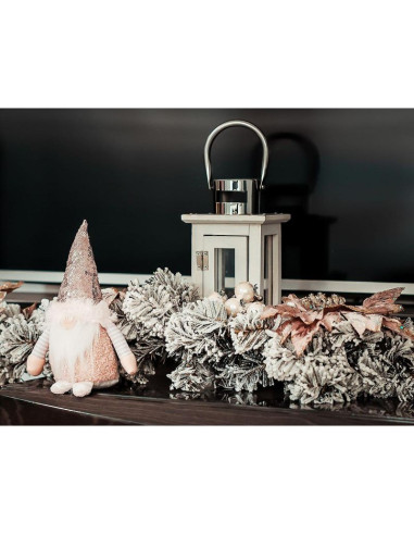 Skrzat dekoracyjny z cekinami 50cm różowy