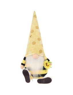 Skrzat gnom siedzący truteń 35+6cm w trampkach dekoracja wiosenna 2