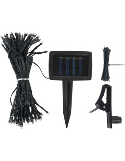 Oświetlenie solar parasola ogrodowego 5m 72led