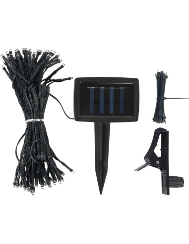 Oświetlenie solar parasola ogrodowego 5m 72led