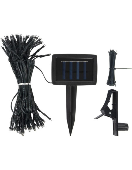 Oświetlenie solar parasola ogrodowego 5m 72led