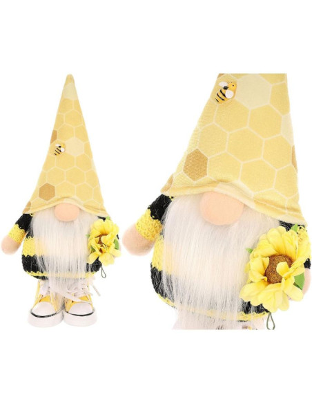 Skrzat gnom truteń 25cm w trampkach dekoracja wiosenna