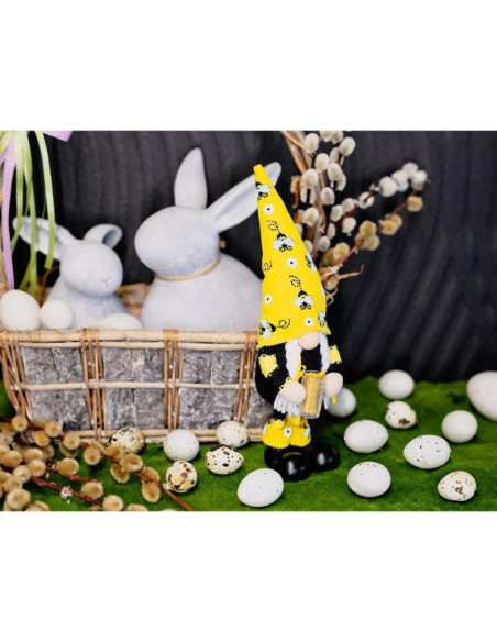 Skrzat gnom pszczółka 25cm dekoracja wiosenna