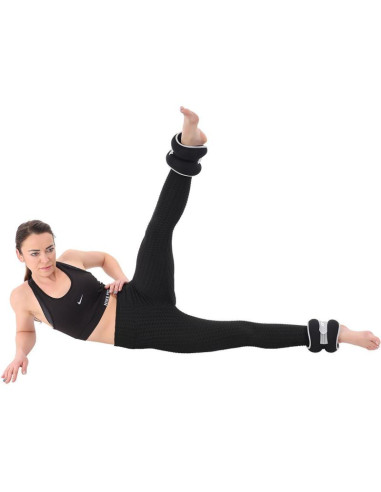 Obciążenie na przeguby czarne 4kg (2x2kg) enero fit