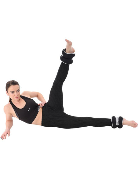 Obciążenie na przeguby czarne 4kg (2x2kg) enero fit