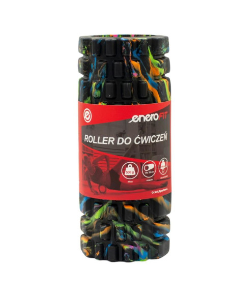 Wałek roller do ćwiczeń camouflage 14x33cm enero fit
