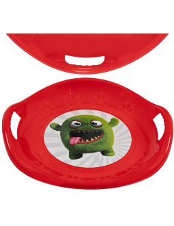 Ślizg talerz zjazdowy ufo czerwony profilowany r.m