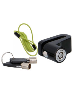 Blokada na tarczę hamulcową z linką przypominającą dunlop black