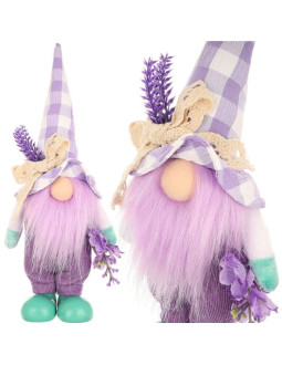 Skrzat gnom 25cm z lawendą boy dekoracja wiosenna
