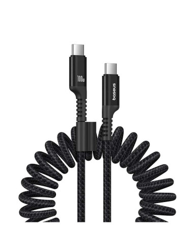 Kabel baseus fish-eye typ c-typ c 100w 1m (czarny)