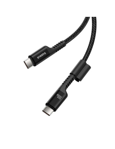 Kabel baseus fish-eye typ c-typ c 100w 1m (czarny)