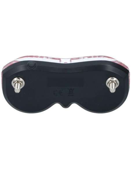 Lampka rowerowa na tył 3 led dunlop