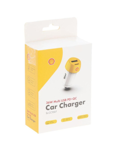 Ładowarka smochodowa multi usb pd+qc shell