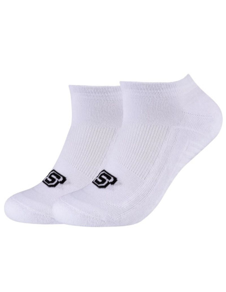 Skechers 2ppk basic cushioned sneaker socks sk43024-1000 białe 39-42
