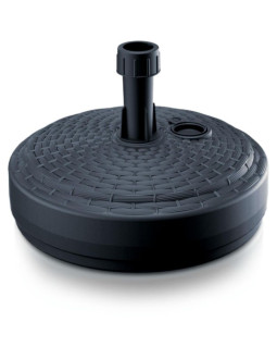 Podstawa do parasola umbrella base okrągła ratan antracytowy
