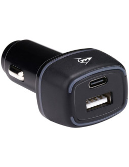 Ładowarka samochodowa multi usb a + usb c dunlop
