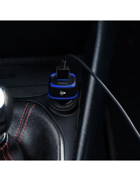 Ładowarka samochodowa multi usb a + usb c dunlop