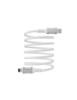 Kabel magnetyczny havit typ c-lightning (biały)