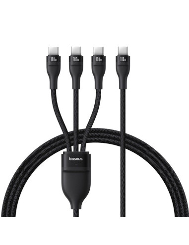 Kabel baseus flash series 3 100w 1,5m (czarny)