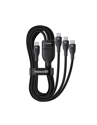 Kabel baseus flash series 3 100w 1,5m (czarny)