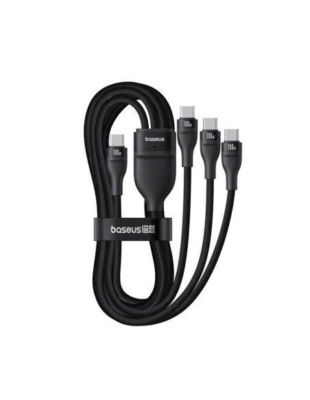 Kabel baseus flash series 3 100w 1,5m (czarny)