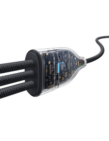 Kabel baseus flash series 3 100w 1,5m (czarny)