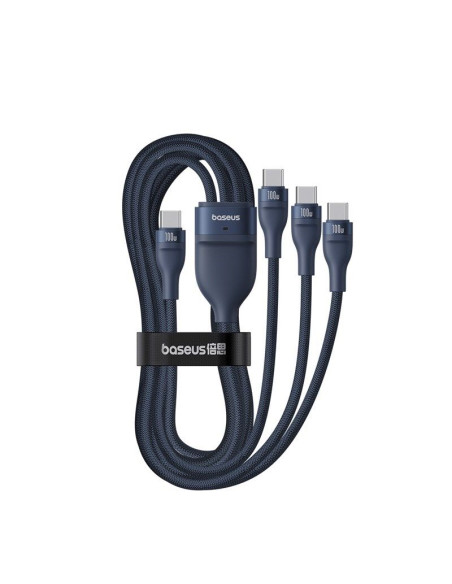 Kabel baseus flash series 3 100w 1,5m (niebieski)