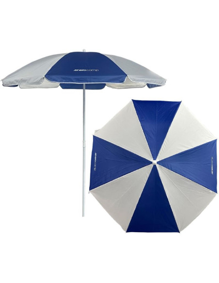 Parasol plażowo balkonowy 160cm biało niebieski 1067643
