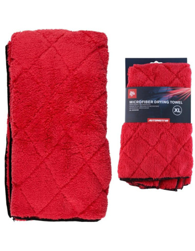 Ściereczka do suszenia microfibra 58x58cm xl dirt devil czerwona