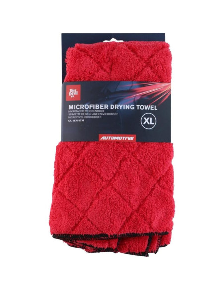 Ściereczka do suszenia microfibra 58x58cm xl dirt devil czerwona