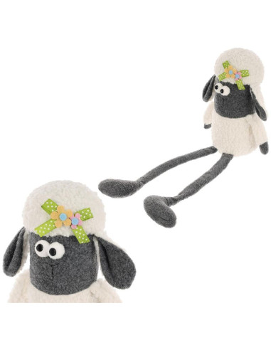 Owieczka siedząca 18cm dekoracja wiosenna