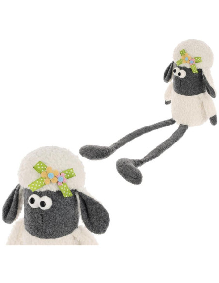 Owieczka siedząca 18cm dekoracja wiosenna