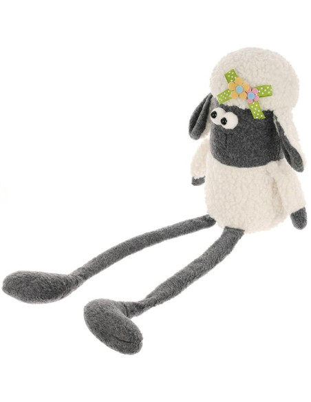 Owieczka siedząca 18cm dekoracja wiosenna