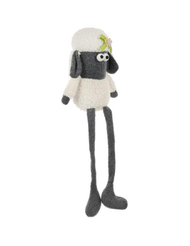 Owieczka siedząca 18cm dekoracja wiosenna