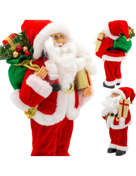 Święty mikołaj dekoracyjny 25 cm