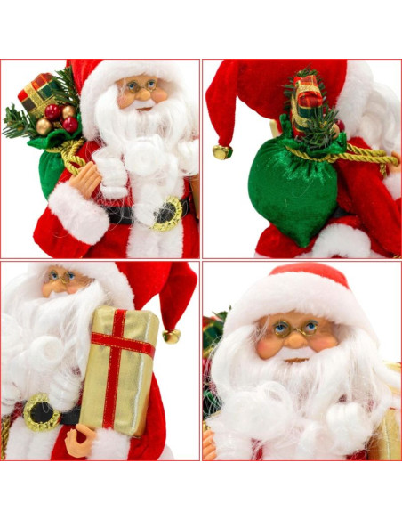 Święty mikołaj dekoracyjny 25 cm